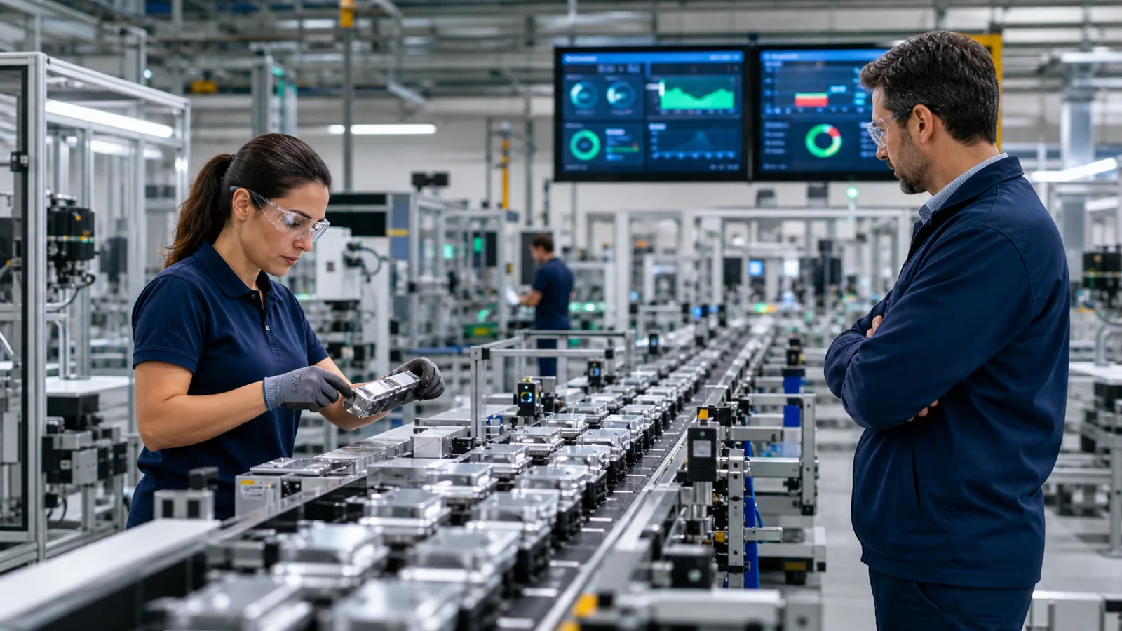 Operações industriais intensivas em ativos e cadeia